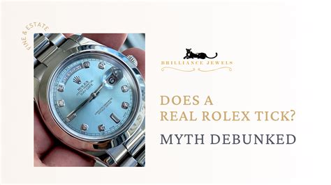 does a real rolex tick|is my rolex real.